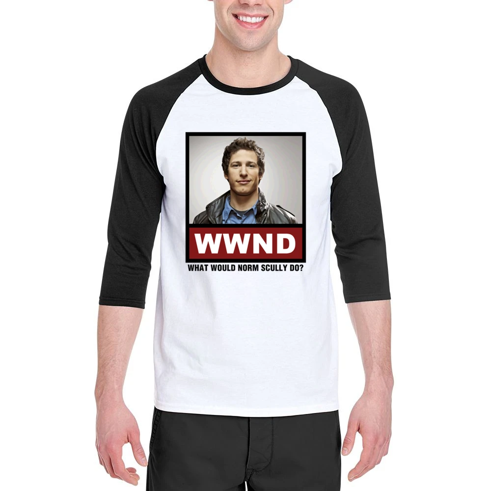 What Would Norm Scully Do WWND Brooklyn Nine Nine Men 3/4 Sleeve T-Shirt