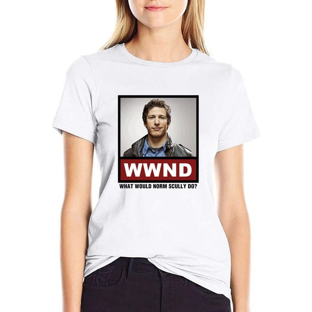 What Would Norm Scully Do WWND Brooklyn Nine Nine US Size Women Ladies T-shirt