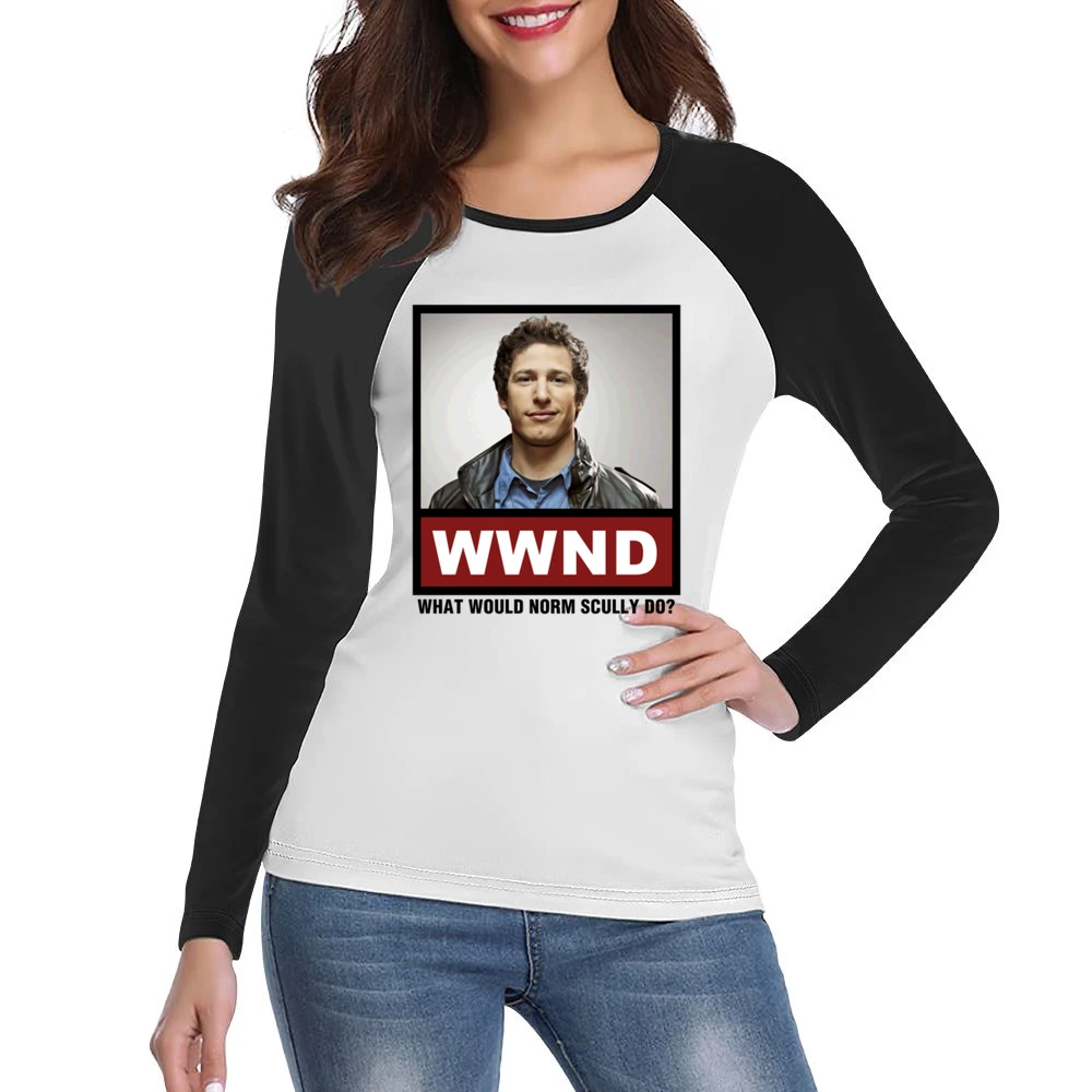 What Would Norm Scully Do WWND Brooklyn Nine Nine Women Ladies Long Sleeve T-Shirt
