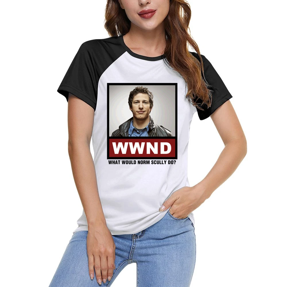 What Would Norm Scully Do WWND Brooklyn Nine Nine Women Ladies Short Sleeve T-Shirt