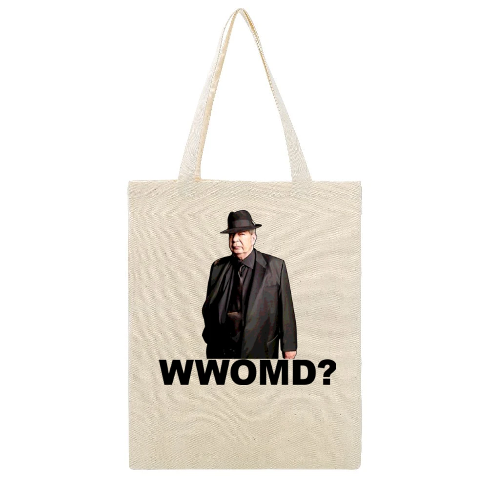 What Would Old Man Richard Harrison Do Beige Canvas Tote Shopping Bag