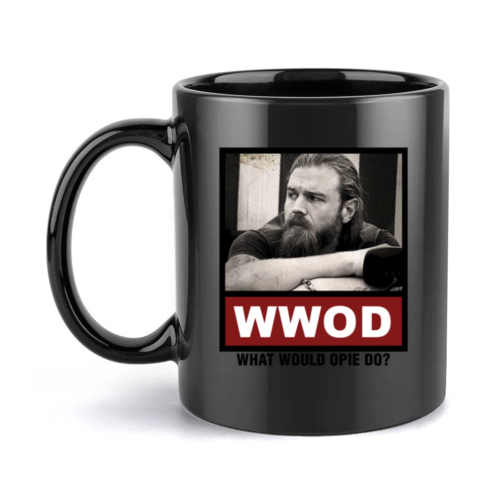 What Would Opie Do WWOD Sons of Anarchy Black Mug