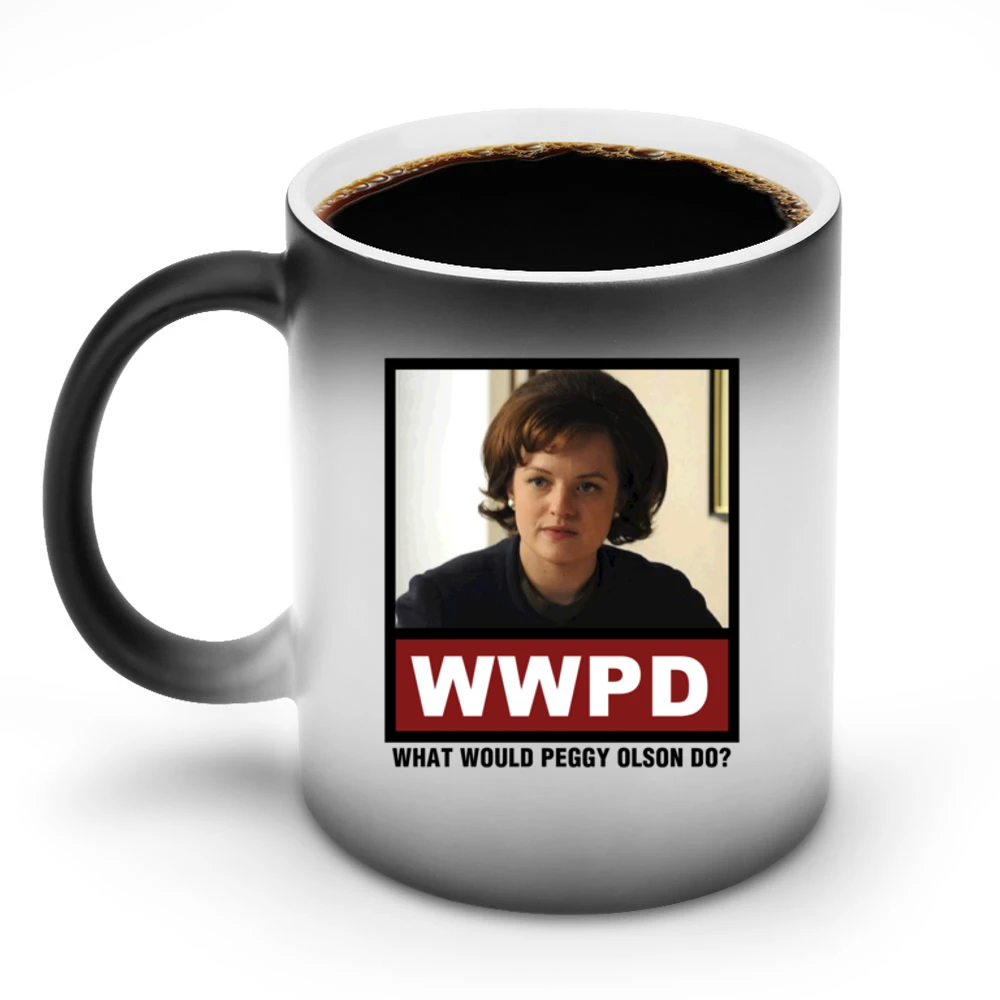 What Would Peggy Olson Do WWPD Mad Men Discoloration Mug