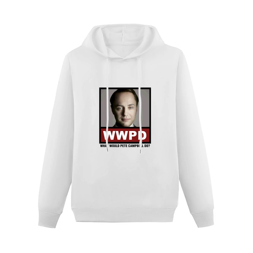 What Would Pete Campbell Do WWPD Mad Men Men Hoodie Without Pocket