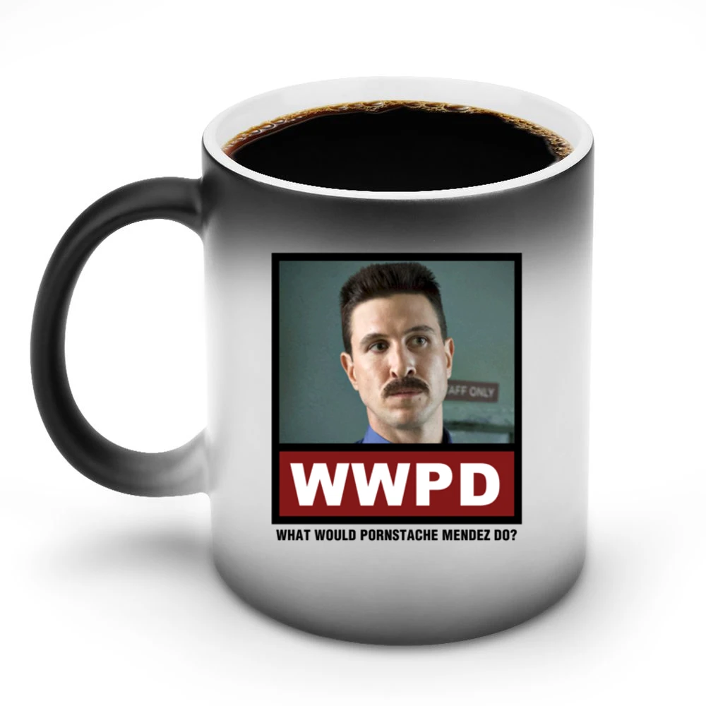 What Would Pornstache Mendez Do WWPD Orange is the New Black Discoloration Mug