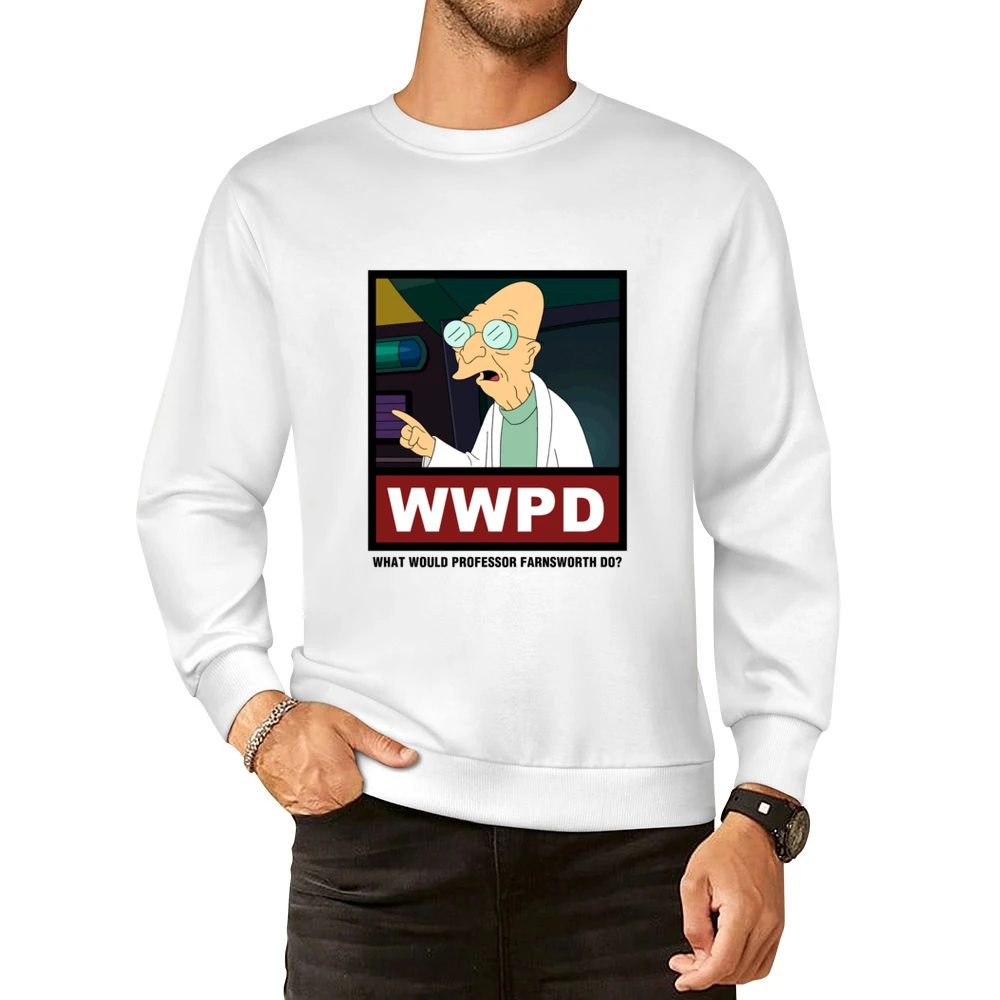 What Would Professor Farnsworth Do WWPD Futurama European Size Pullover Sweater