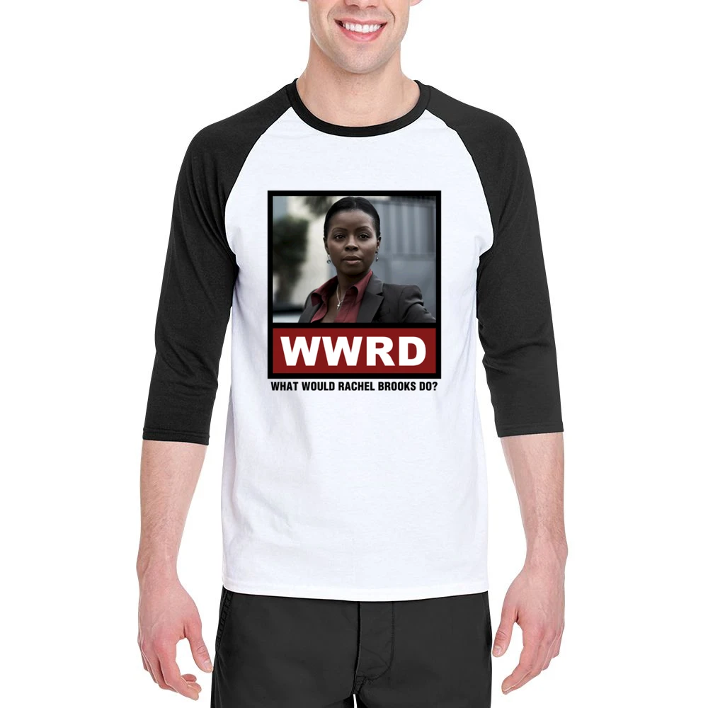 What Would Rachel Brooks Do WWRD Justified Men 3/4 Sleeve T-Shirt