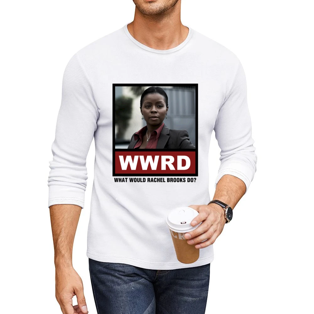 What Would Rachel Brooks Do WWRD Justified Men CrewNeck Long Sleeve T-Shirt