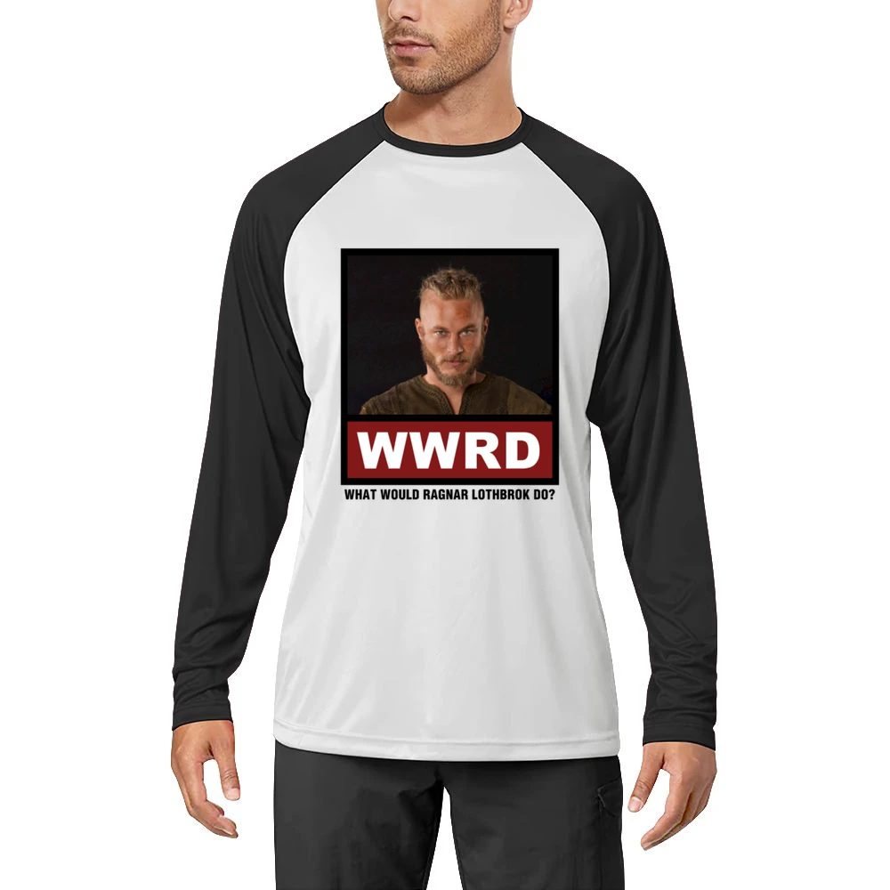 What Would Ragnar Lothbrok Do WWRD Vikings Men Long Sleeve T-Shirt