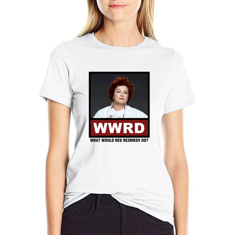 What Would Red Reznikov Do WWRD Orange is the New Black US Size Women Ladies T-shirt