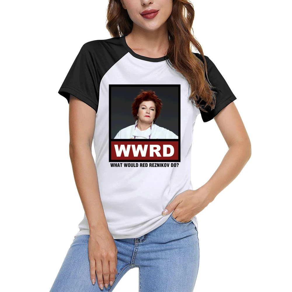 What Would Red Reznikov Do WWRD Orange is the New Black Women Ladies Short Sleeve T-Shirt