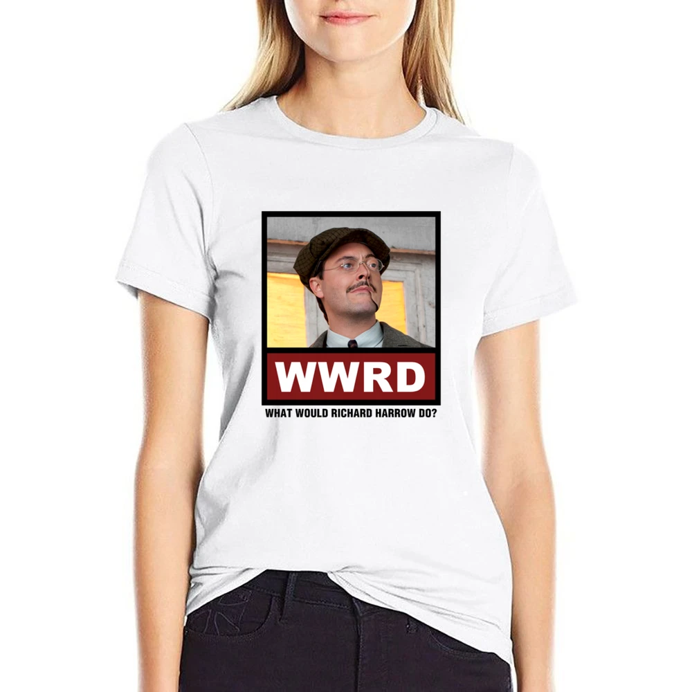 What Would Richard Harrow Do WWRD Boardwalk Empire US Size Women Ladies T-shirt