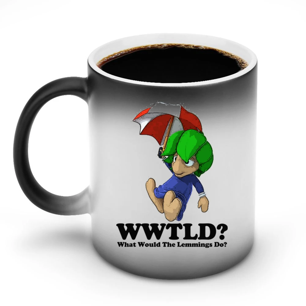 What Would The Lemmings Do Discoloration Mug