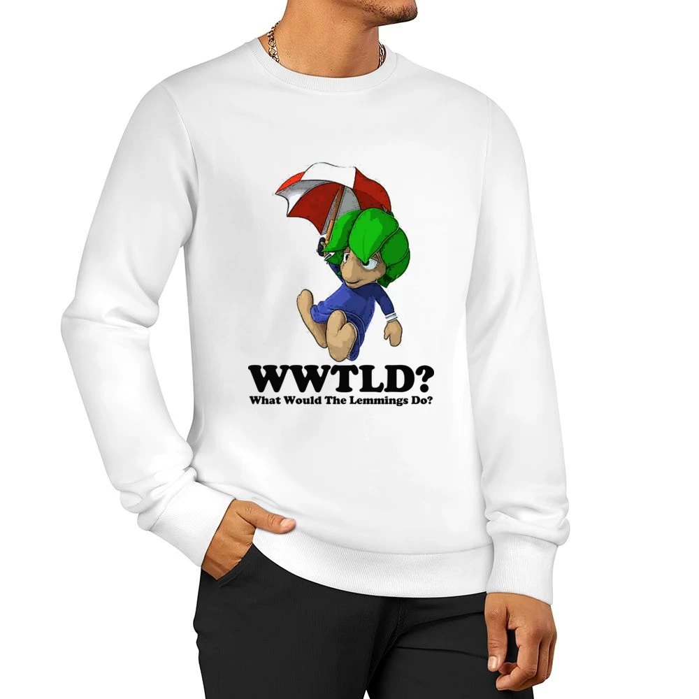What Would The Lemmings Do Men Pullover Sweatshirt