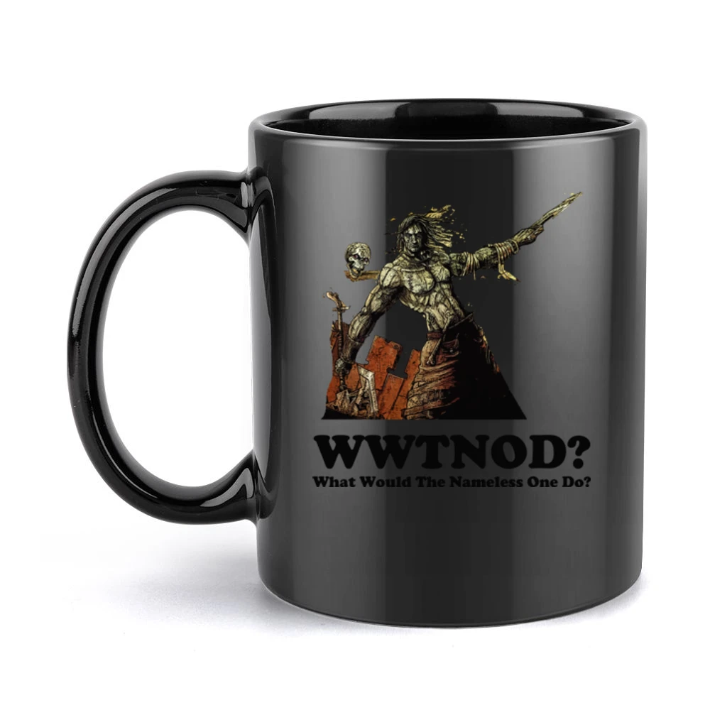 What Would The Nameless One Do Planescape Black Mug