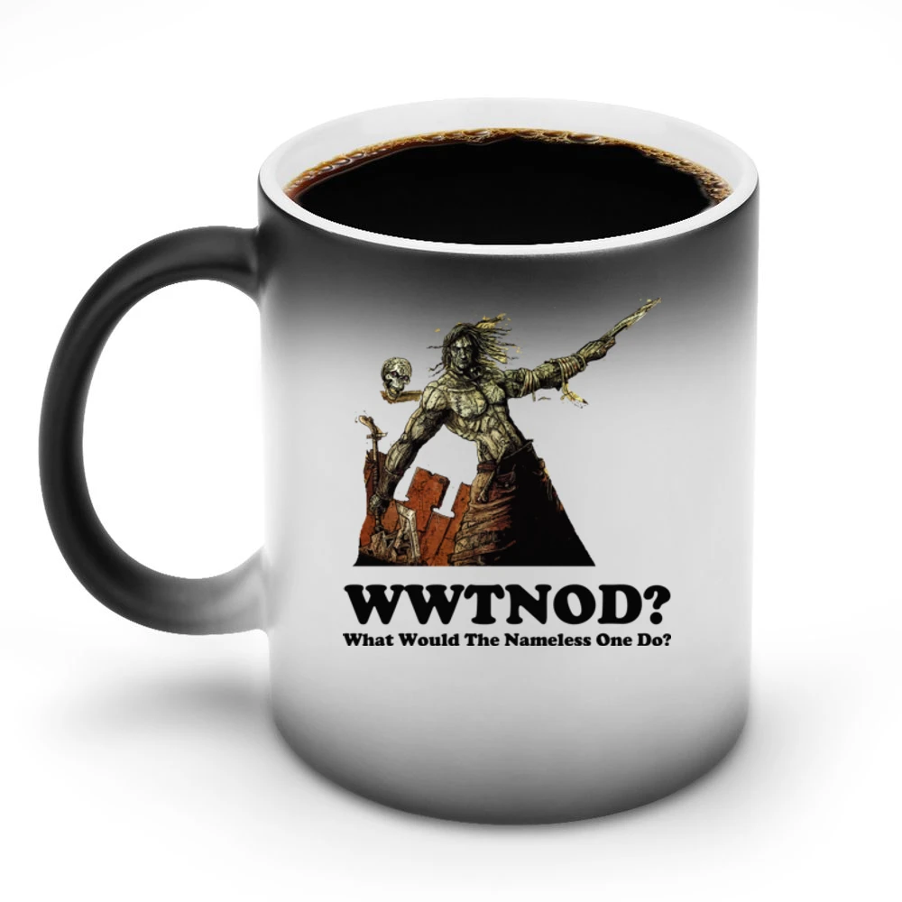 What Would The Nameless One Do Planescape Discoloration Mug