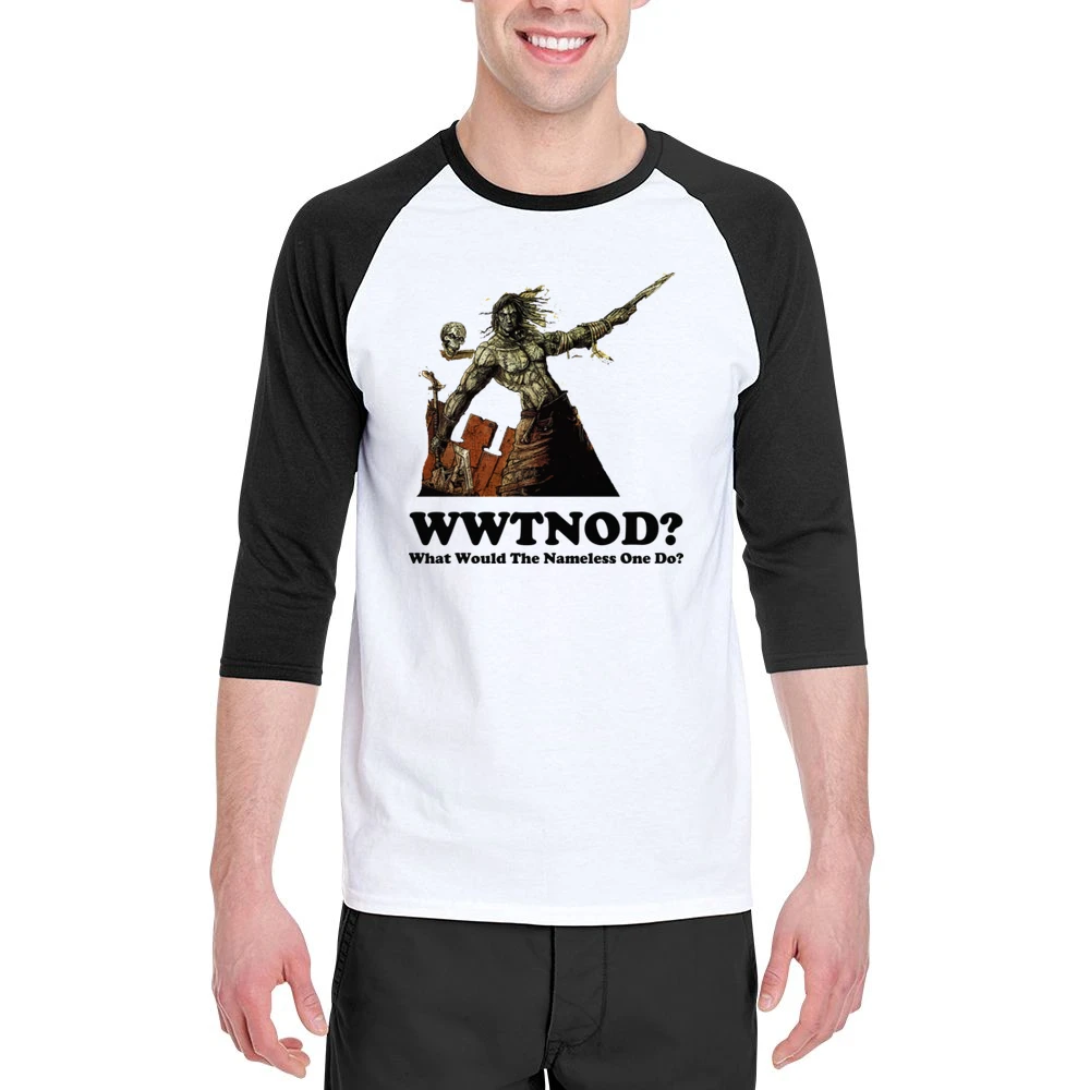 What Would The Nameless One Do Planescape Men 3/4 Sleeve T-Shirt