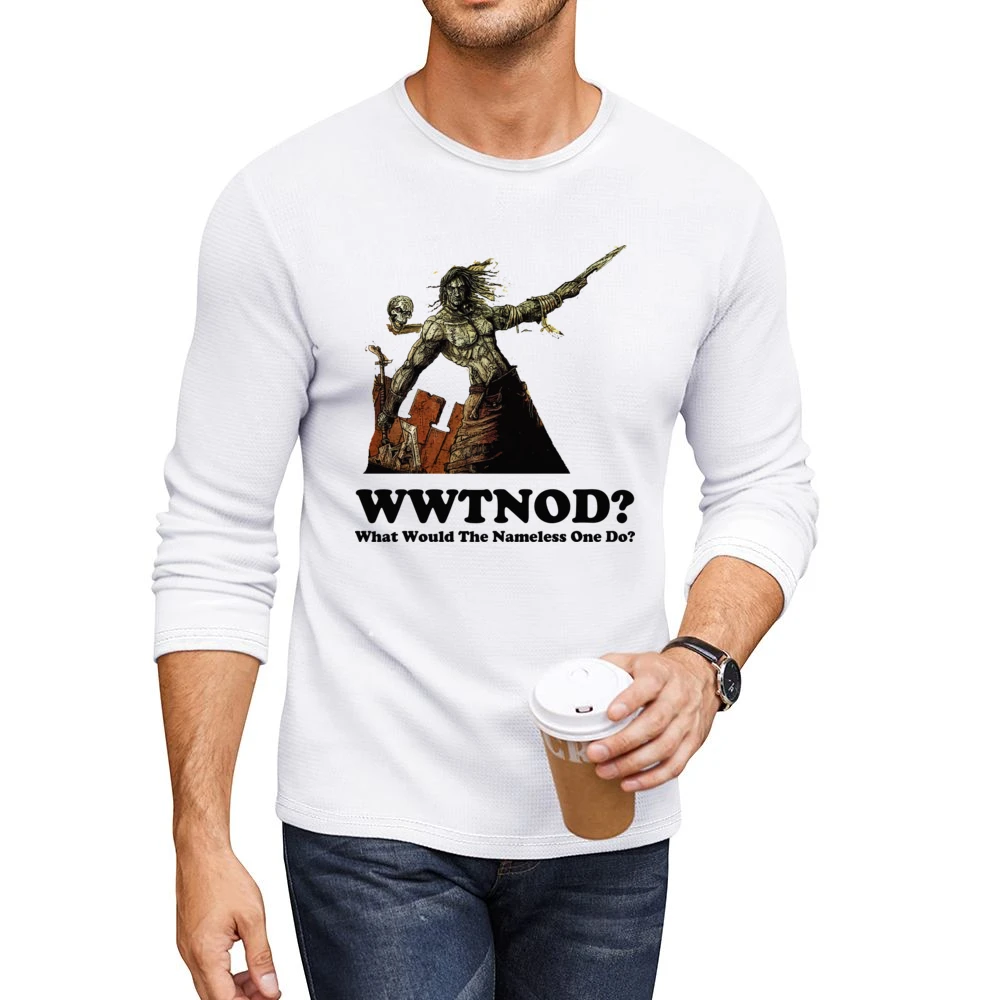 What Would The Nameless One Do Planescape Men CrewNeck Long Sleeve T-Shirt