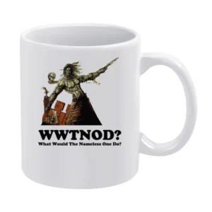 What Would The Nameless One Do Planescape White Mug