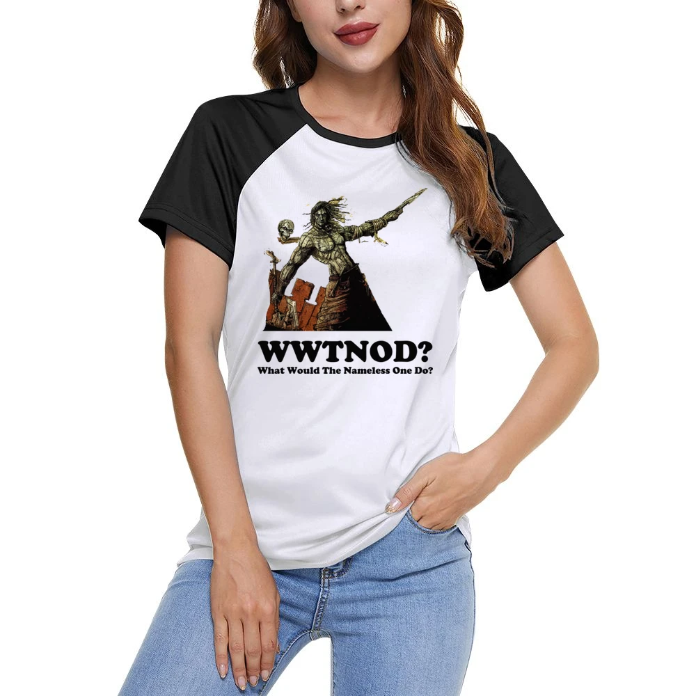 What Would The Nameless One Do Planescape Women Ladies Short Sleeve T-Shirt