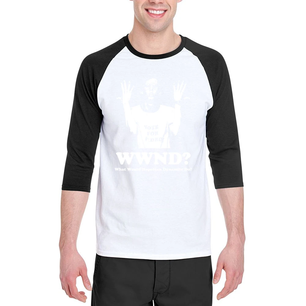 What would Napolean Dynamite Do Men 3/4 Sleeve T-Shirt
