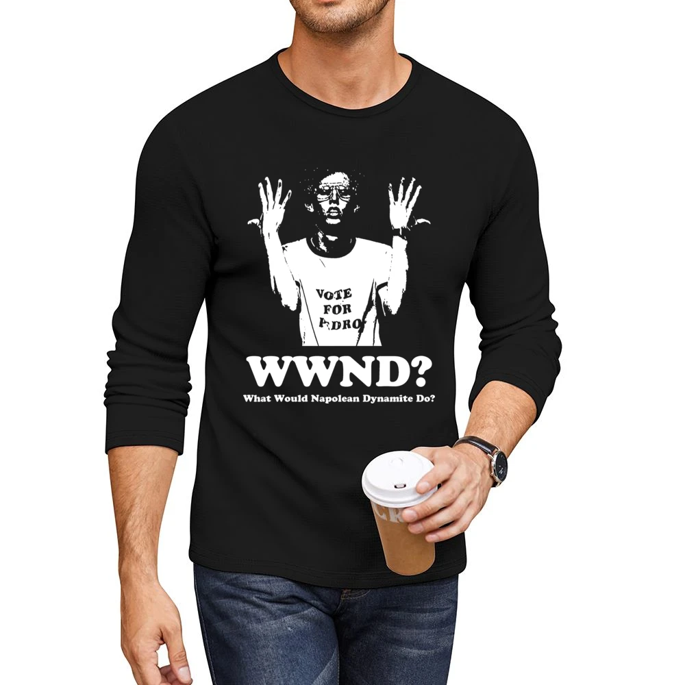 What would Napolean Dynamite Do Men CrewNeck Long Sleeve T-Shirt