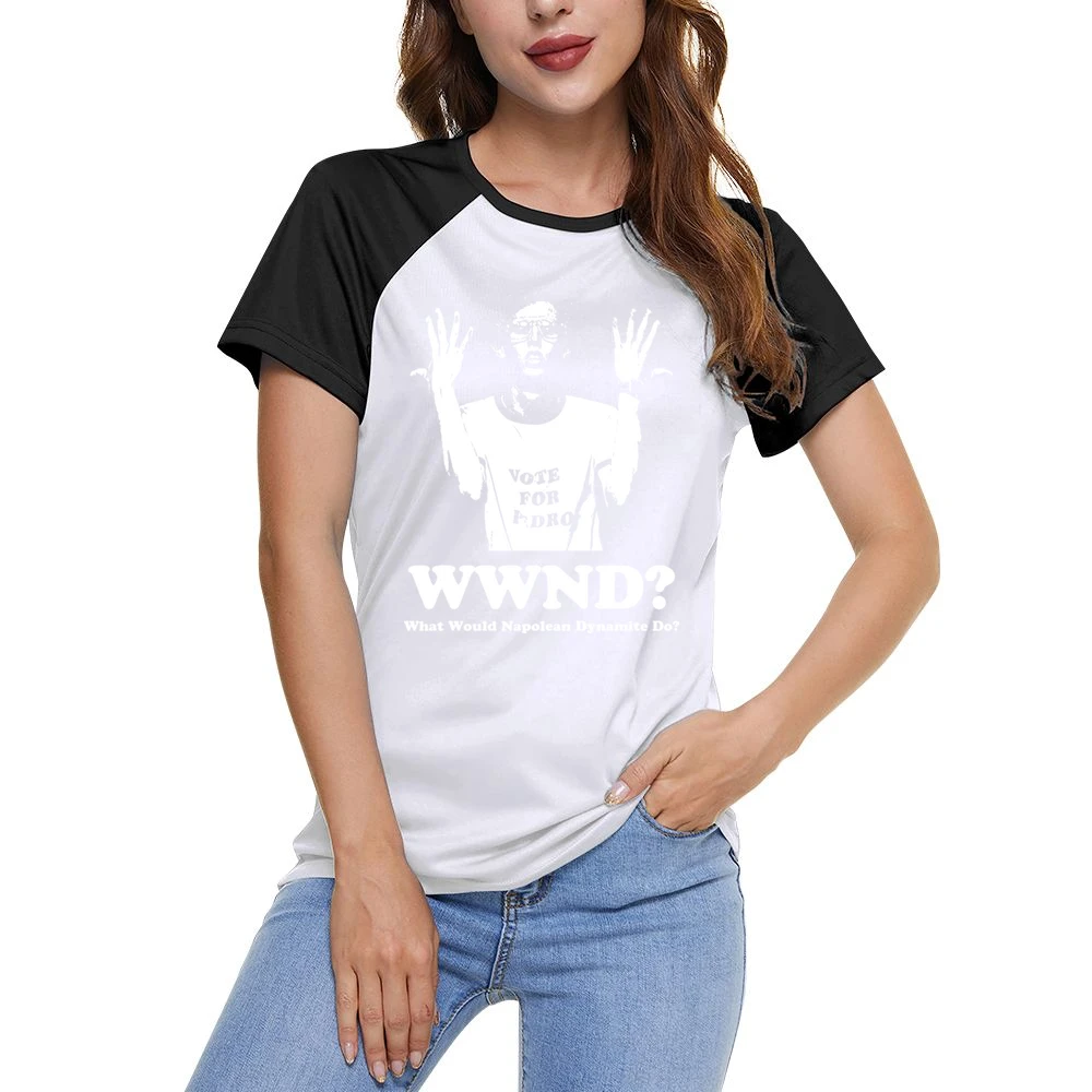 What would Napolean Dynamite Do Women Ladies Short Sleeve T-Shirt