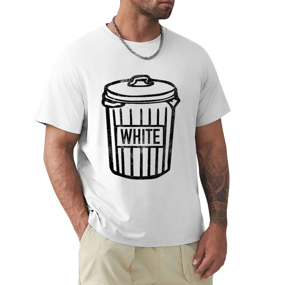 White Trash Can Funny Vintage Style Distressed Graphic Garbage Can T S Premium Men T-shirt
