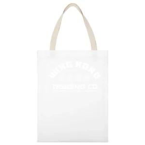 Wing Kong Trading Co Big Trouble in Little China White Canvas Tote Shopping Bag
