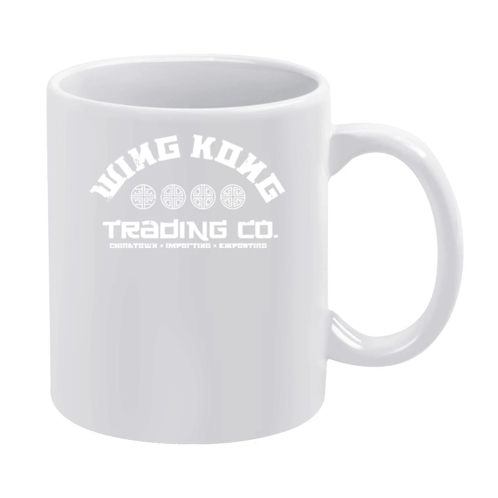 Wing Kong Trading Co Big Trouble in Little China White Mug