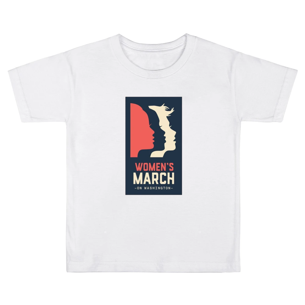 Womans March on Washington Pink Tshirt Kids Boys Girls T-Shirt