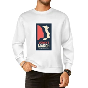 Womans March on Washington black Tshirt European Size Pullover Sweater