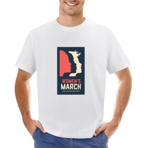 Womans March on Washington blue Tshirt Asian Size Men T-Shirt