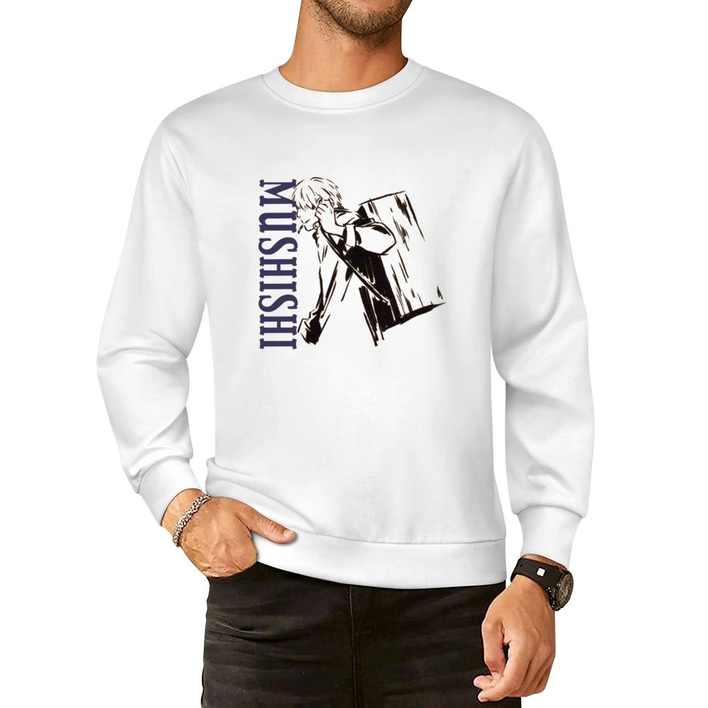 Wondering Mushi master Ginko Mushishi manga anime European Size Pullover Sweater