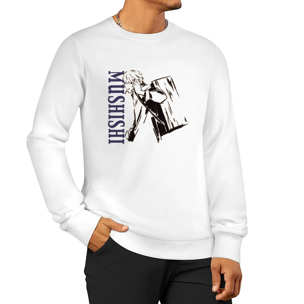 Wondering Mushi master Ginko Mushishi manga anime Men Pullover Sweatshirt