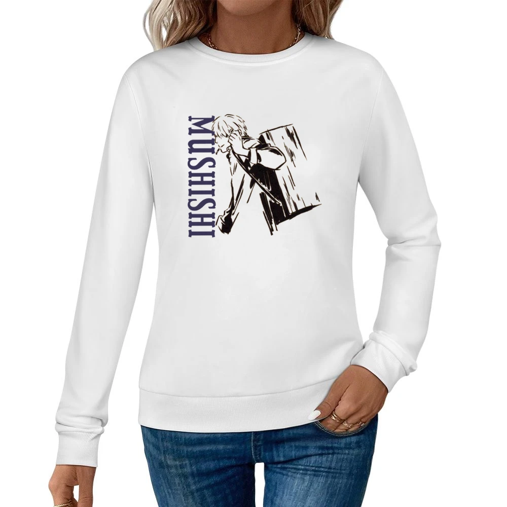 Wondering Mushi master Ginko Mushishi manga anime Women Pullover Sweatshirt