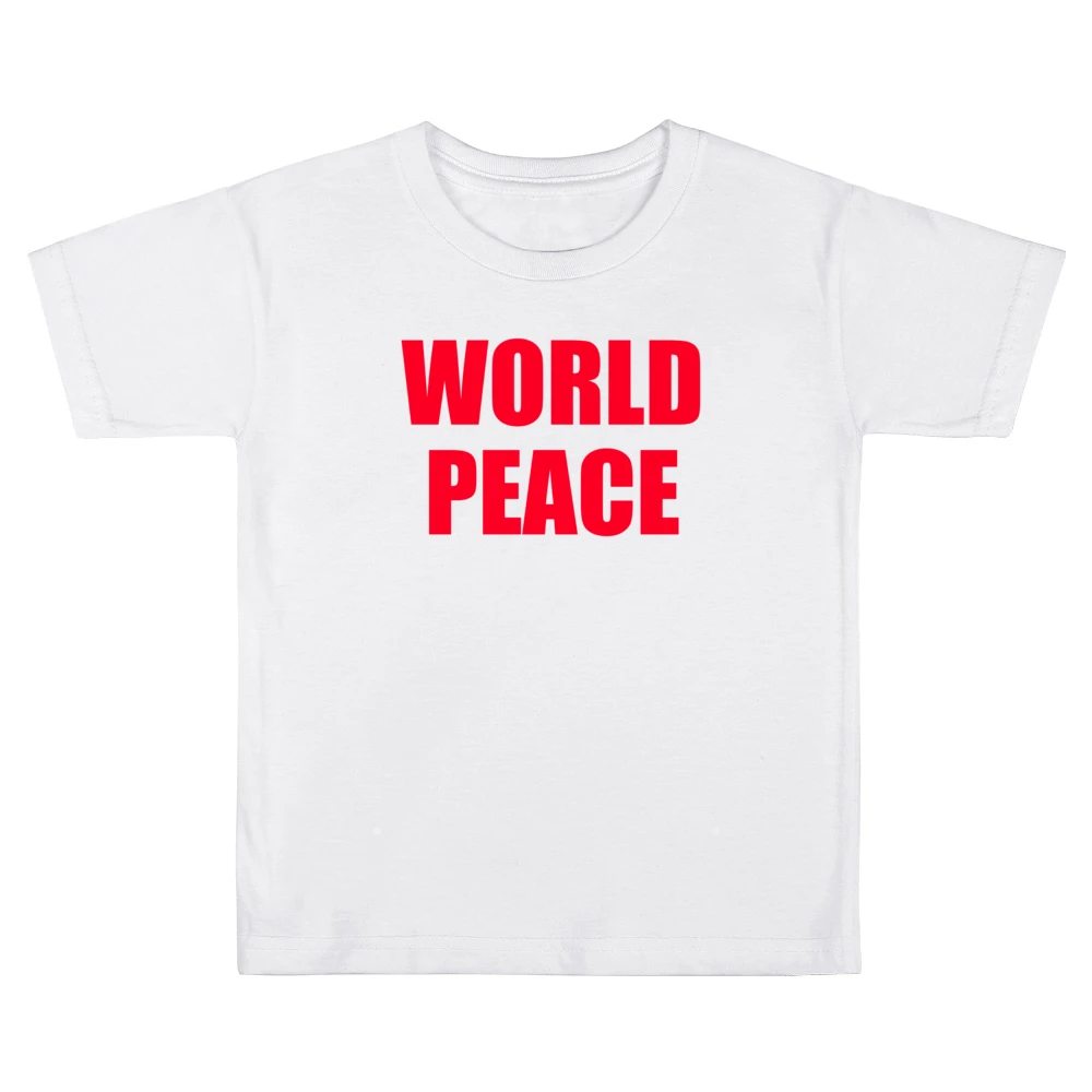 World Peace Popular Miley Cyrus Celebrity Graphic TShirt Kids Boys Girls T-Shirt