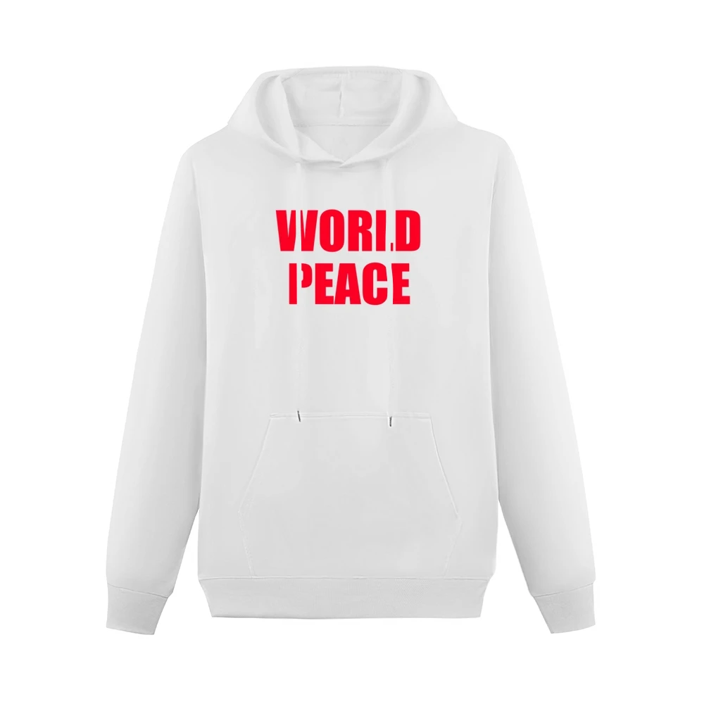 World Peace Popular Miley Cyrus Celebrity Graphic TShirt Men Hoodie With Pocket