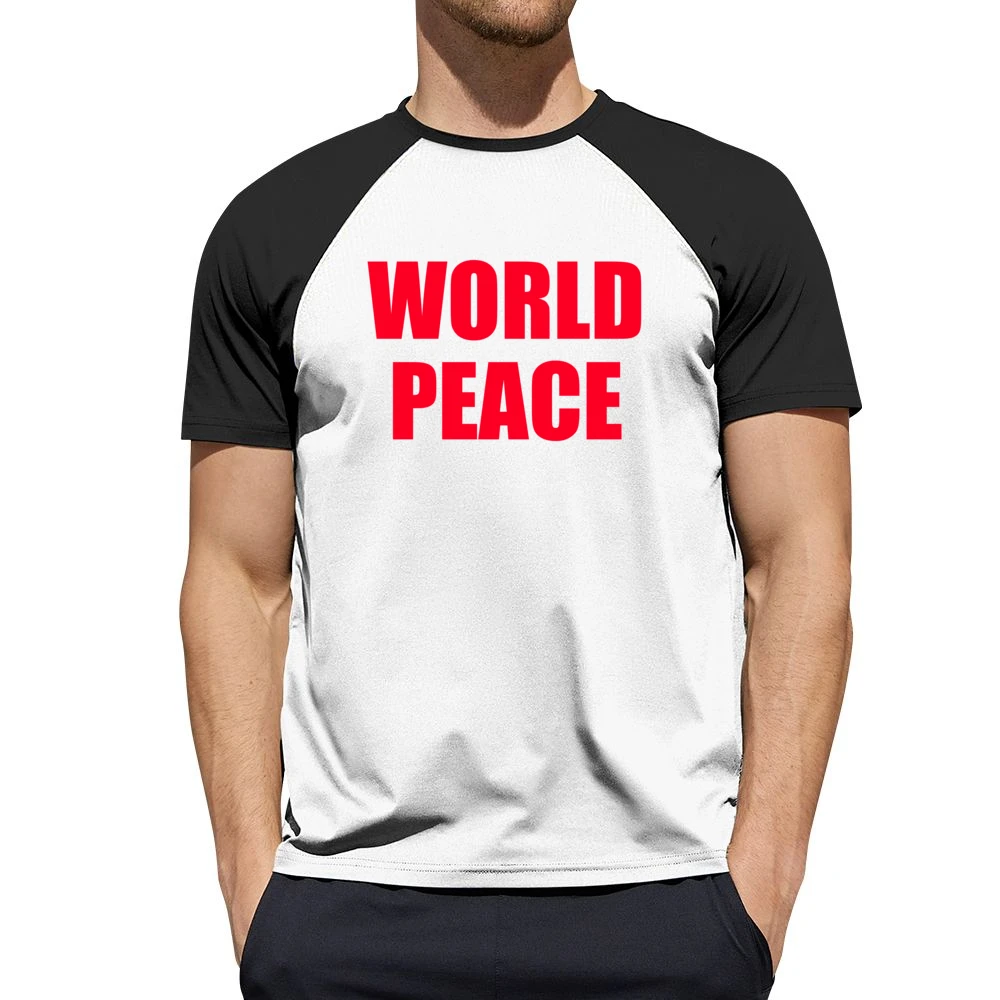 World Peace Popular Miley Cyrus Celebrity Graphic TShirt Men Short Sleeve T-Shirt