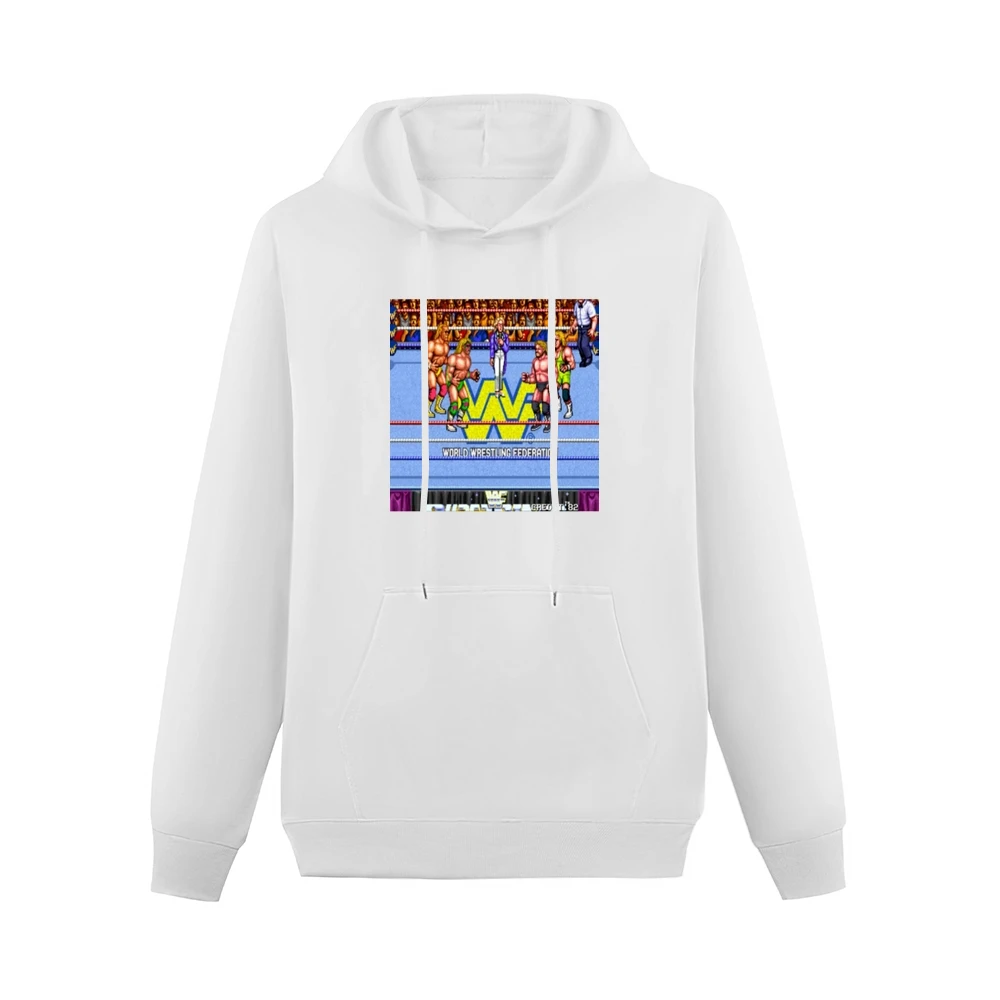 Wrestling Video Game Tshirt Men Hoodie With Pocket