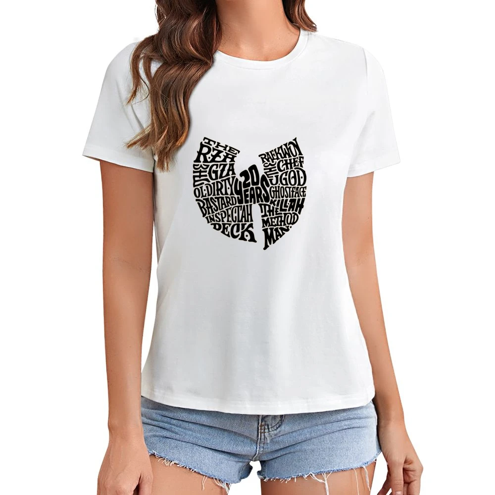 Wu Tang Clan 20 Year Tshirt Asian Size Women Ladies T-shirt