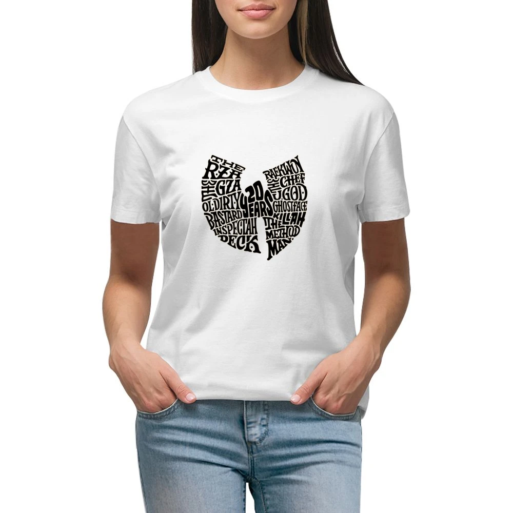 Wu Tang Clan 20 Year Tshirt Premium Women Ladies T-shirt