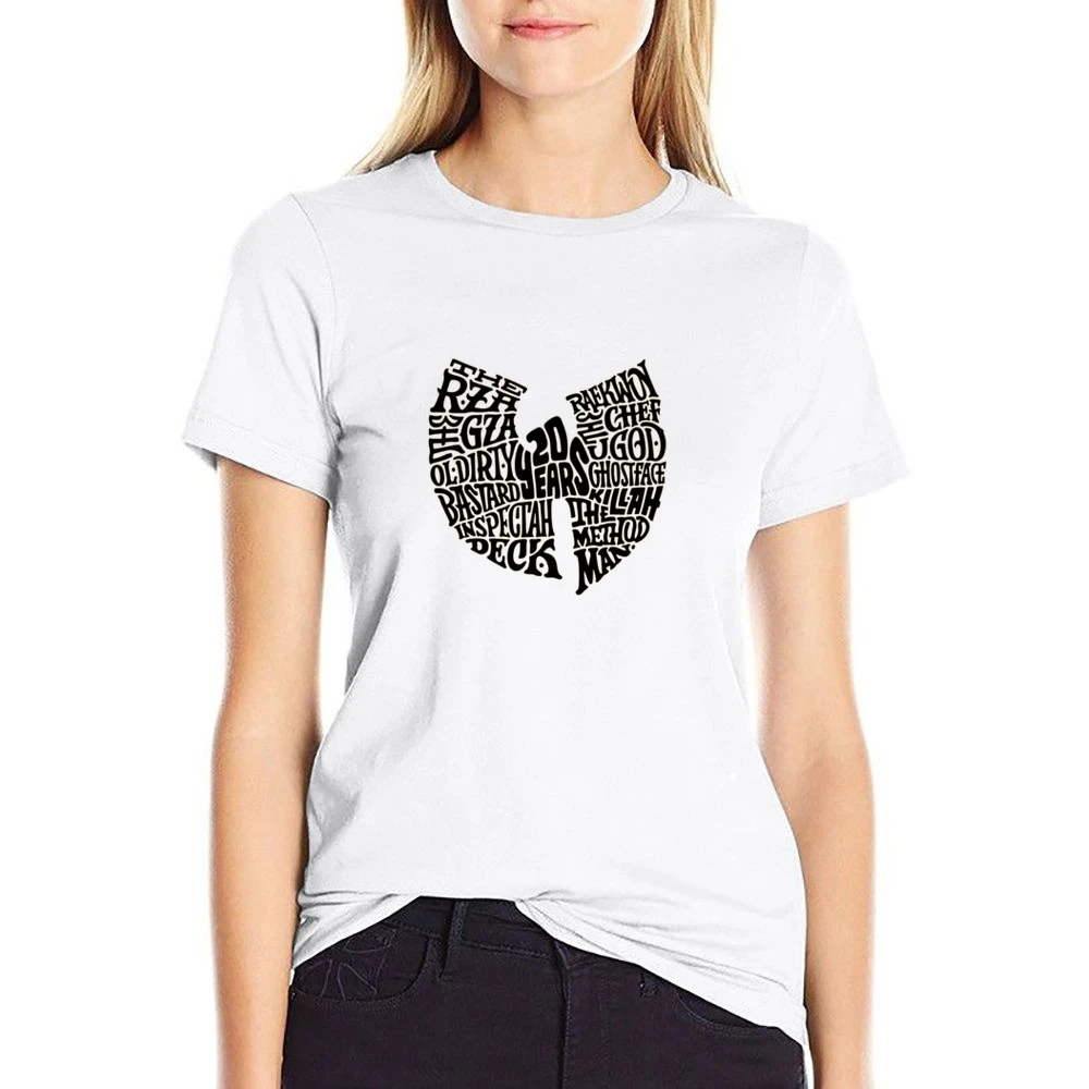 Wu Tang Clan 20 Year Tshirt US Size Women Ladies T-shirt