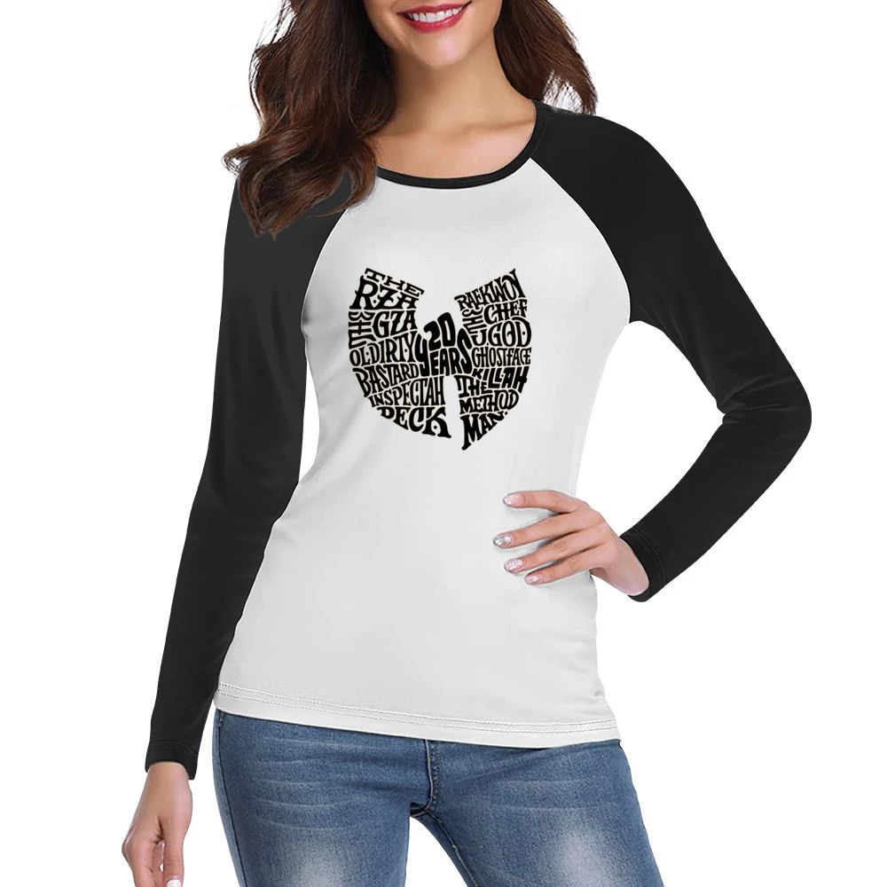 Wu Tang Clan 20 Year Tshirt Women Ladies Long Sleeve T-Shirt
