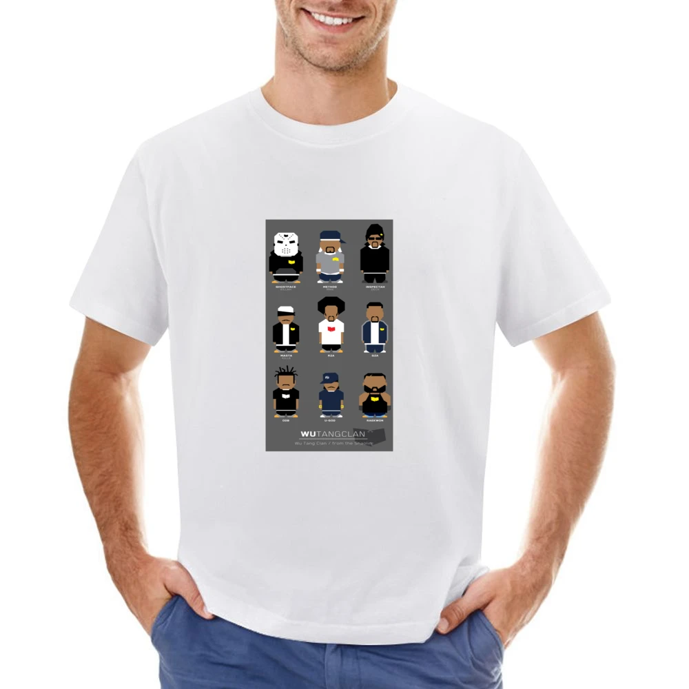 Wu Tang Clan Cartoon Tshirt Asian Size Men T-Shirt