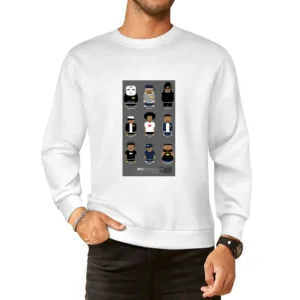 Wu Tang Clan Cartoon Tshirt European Size Pullover Sweater