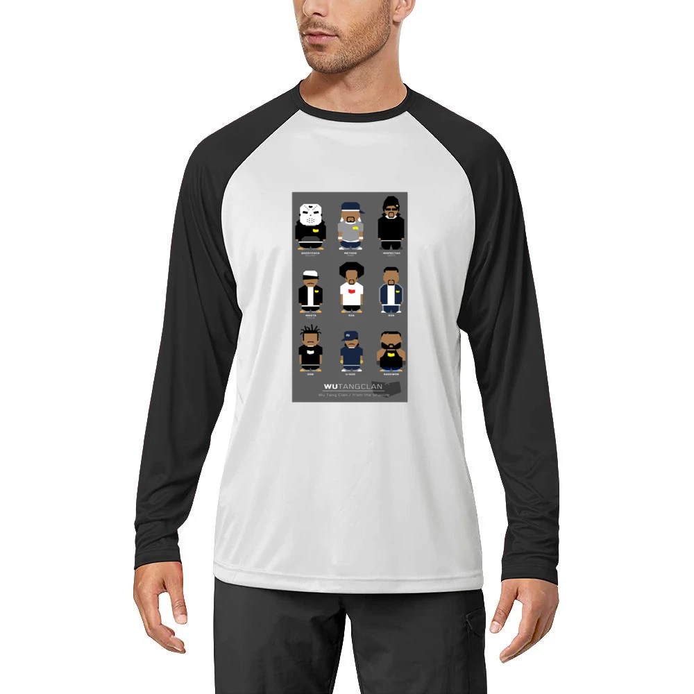 Wu Tang Clan Cartoon Tshirt Men Long Sleeve T-Shirt
