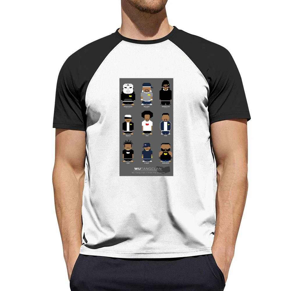 Wu Tang Clan Cartoon Tshirt Men Short Sleeve T-Shirt