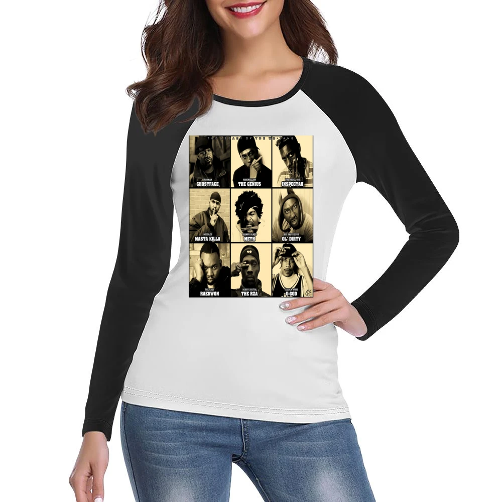 Wu Tang Legacy Tshirt Women Ladies Long Sleeve T-Shirt