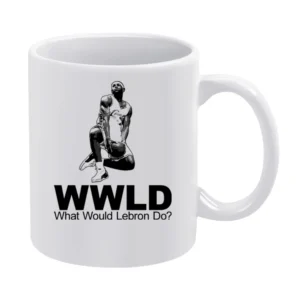 Wwjd Lebron James White Mug
